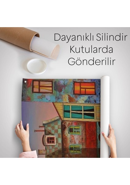Aşık Çift Kanvas Duvar Örtüsü - HALISI-6179