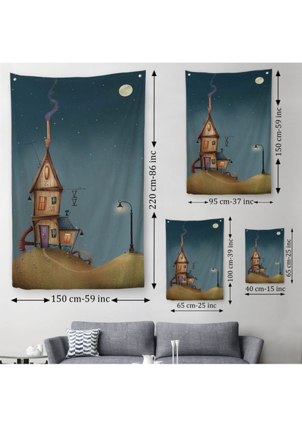 Güzel Ev Dekoratif Duvar Örtüsü-Halısı - Halısı -6186