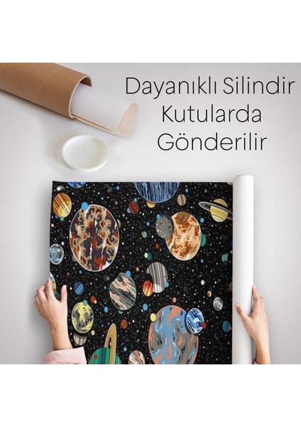 Galaxiyi Izleyen Kampçı Duvar ÖRTÜSÜ-HALISI-6352