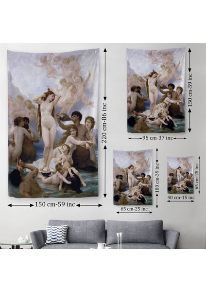 Venüs'ün Doğuşu Duvar Örtüsü - HALISI-6095