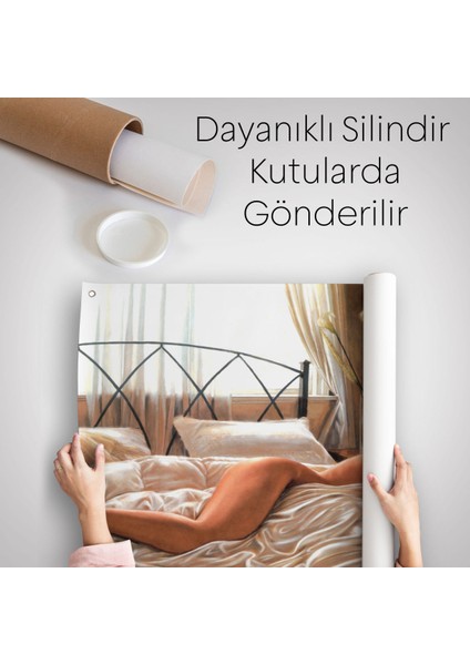 Yataktaki Güzel Kadın Dekoratif Duvar ÖRTÜSÜ-HALISI-6617 indirimleri