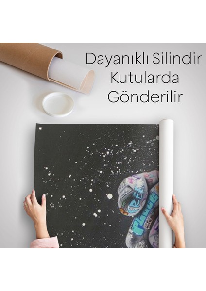 Graffiti Orta Parmak Izi Graffiti, Küfürlü El Hareketi, Hip Hop Duvar Örtüsü - HALISI-5314