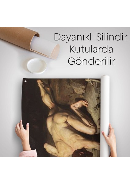 Tufan Sahnesi Duvar Örtüsü-Halısı Scene Of Deluge - Joseph Desire COURT-6414 indirimleri