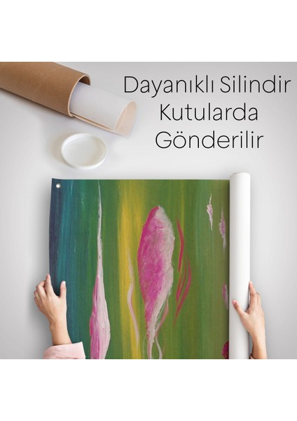 Dağ Manzarası Dekoratif Duvar Örtüsü - HALISI-6122