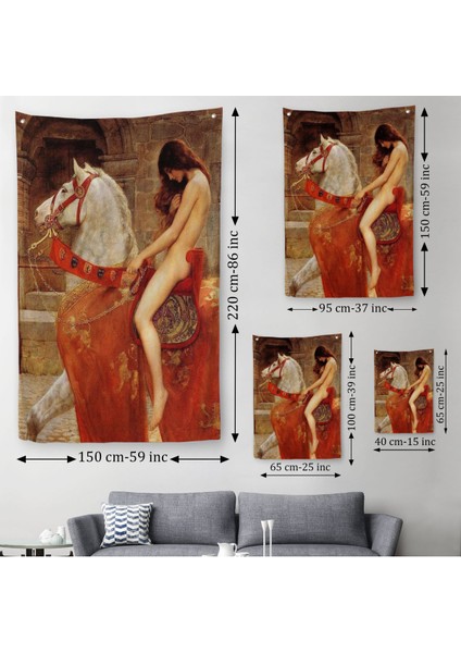 Lady Of Govida Boyama Seti Lady Of Govida - Tanrının Armağanı Duvar Örtüsü - HALISI-6292