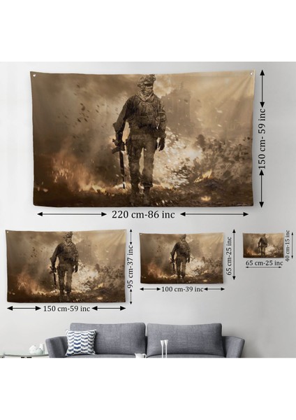 Call Of Duty Duvar ÖRTÜSÜ-HALISI-6572