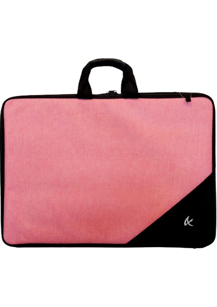 Askılı Fermuarlı 35 x 50 cm Resim Çantası Su Geçirmez Ketenli Kumaş 35 x 50 cm Proje Çantası