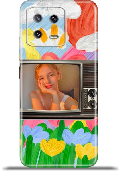 Xiaomi Mi 13 Kılıf Silikon Esnek Kişiye Özel Fotoğraflı Resimli - Tv Ekranı