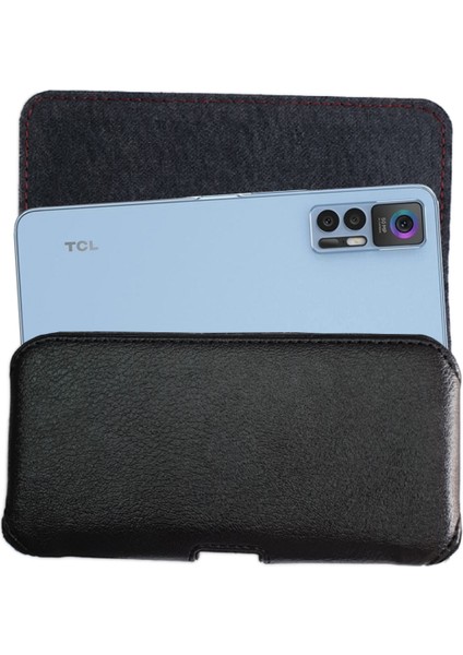 Tcl 30+ Kılıf Bel Kemer Kılıfı Bele Takılan Kapaklı Kılıf