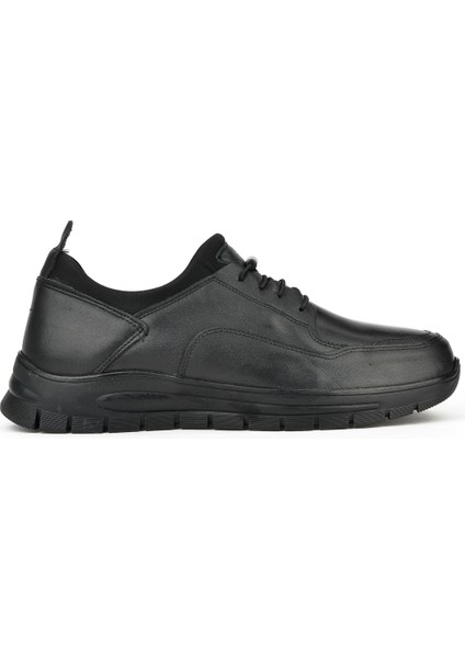 Erkek Deri Sneaker 133423Z68 Siyah
