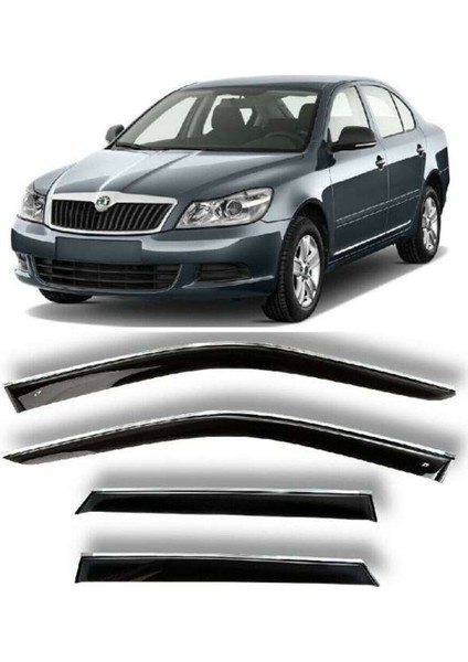 Skoda Octavia 2004 2012 Kromlu Cam Rüzgarlığı