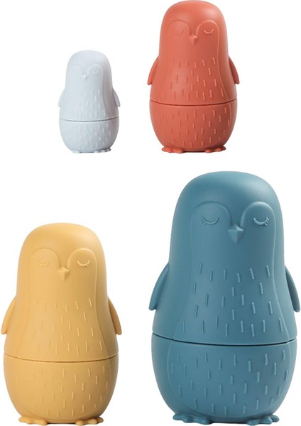Yerleştirme Bebekleri Oyuncak Rus Matryoshka Doll Çocuklar Için Bina Okul Öncesi Mavi (Yurt Dışından)