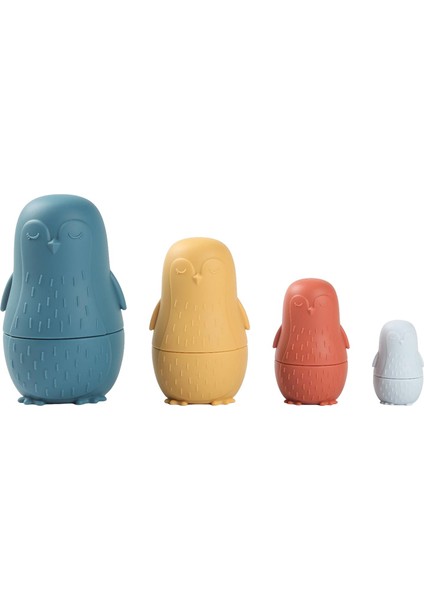 Yerleştirme Bebekleri Oyuncak Rus Matryoshka Doll Çocuklar Için Bina Okul Öncesi Mavi (Yurt Dışından)