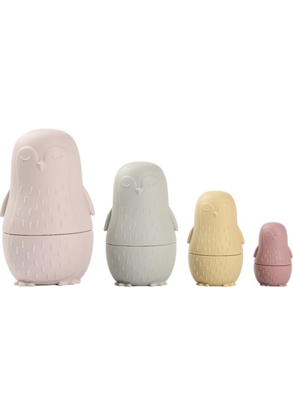 Yuvalama Bebekler Oyuncak Rus Matryoshka Bebek Yapı Çocuklar Için Okul Öncesi Sarımsı Kahverengi (Yurt Dışından)