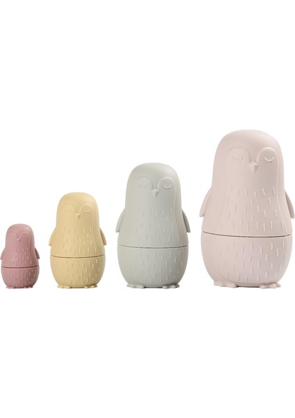 Yuvalama Bebekler Oyuncak Rus Matryoshka Bebek Yapı Çocuklar Için Okul Öncesi Sarımsı Kahverengi (Yurt Dışından)