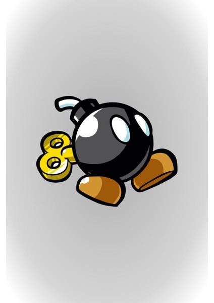 14 x 11 cm Yürüyen Bomba Sticker Motor Araba Kask Laptop Sticker fiyatları