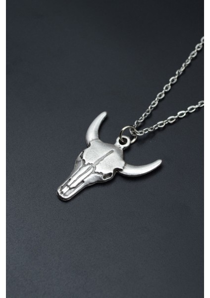 Boğa - Kuru Kafa Düz Zincir Kolye modelleri