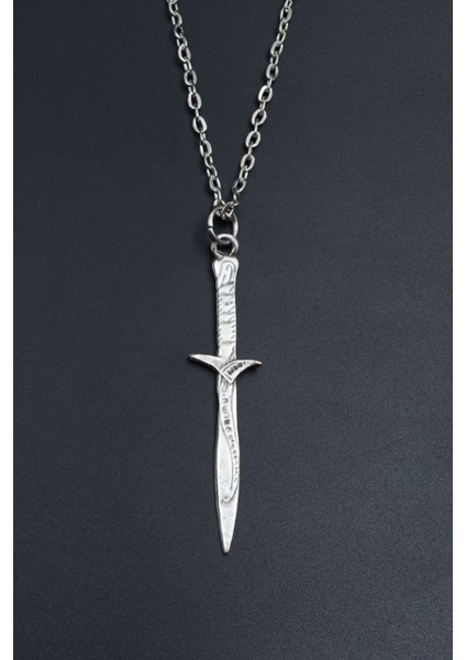 The Legend Of Zelda Kılıç Gümüş Kaplama Unisex Düz Zincir Kolye kod 743 fiyatları