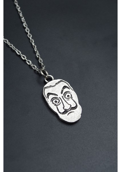 La Casa De Papel - Salvador Dali Düz Zincir Kolye