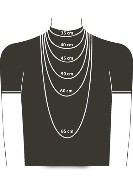 Heartagram Gümüş Kaplama Unisex Düz Zincir Kolye kod 755 indirimleri