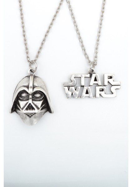 2'li Star Wars - Darth Vader Kolye Seti