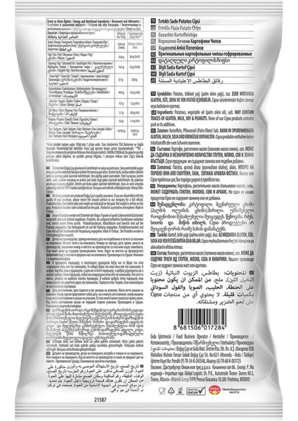 Max Original Parti Boy Patates Cipsi 145 G