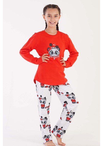 Kız Çocukuzun Kol Pijama Takım(9-10/15-16)