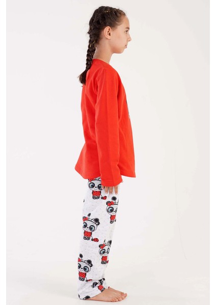 Kız Çocukuzun Kol Pijama Takım(9-10/15-16)