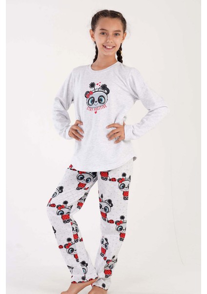 Kız Çocukuzun Kol Pijama Takım(9-10/15-16)