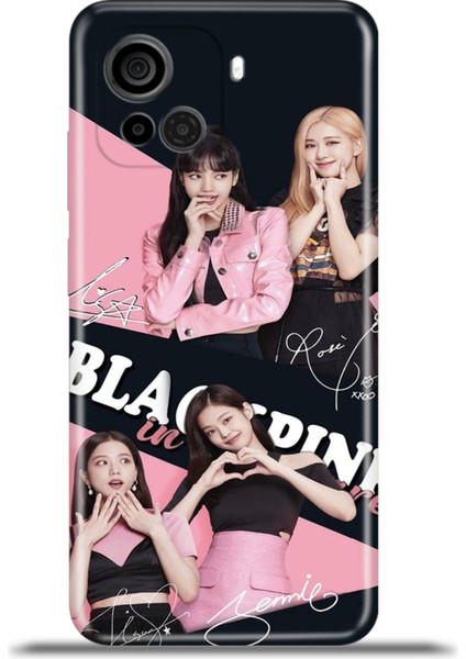 Casper Via F30 Kılıf Esnek Silikon Kamera Koruma 4K Desenli Özel Tasarım - Blackpink