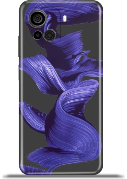 Casper Via F30 Kılıf Esnek Silikon Kamera Koruma 4K Desenli Özel Tasarım - Purple Dance