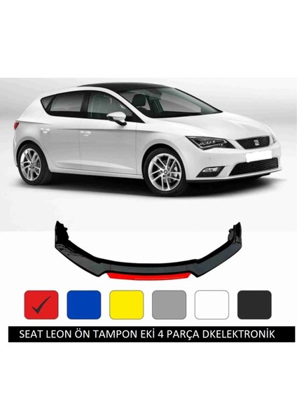 Dkelektronik Leon Mk3 Lip 4 Parça Kırmızı / Tampon Eki
