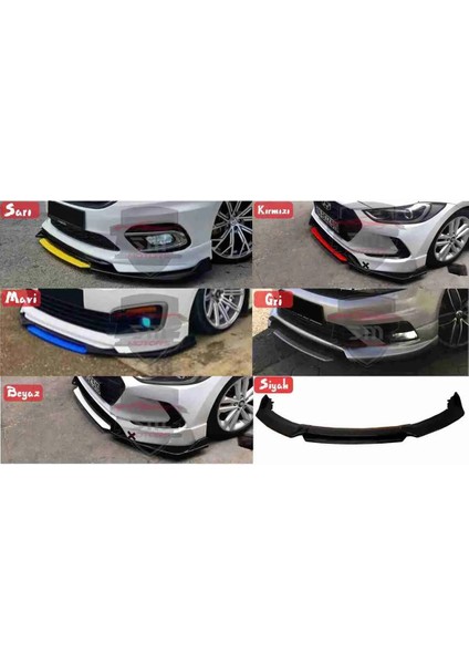 Dkelektronik Peugeot 207 Lip 4 Parça Mavi / Tampon Eki