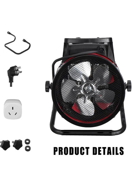 Taşınabilir Elektrikli Isıtıcı Fan Isıtıcı Portatif Elektrikli Isıtıcı 3000W Radyatör Odası Isıtıcı Fanlı Istıcı indirimleri