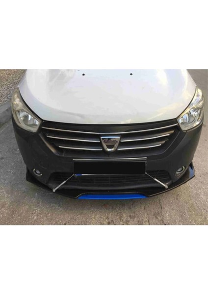 Dkelektronik Dacia Dokker Lip 4 Parça Kırmızı / Tampon Eki
