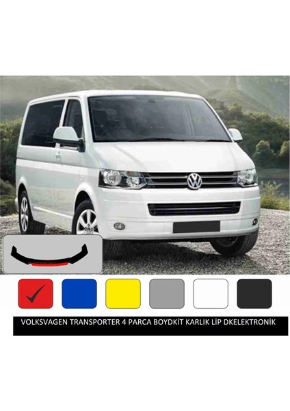 Dkelektronik Transporter Lip 4 Parça Kırmızı / Tampon Eki