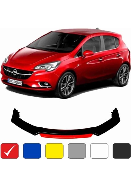 Dkelektronik Opel Corsa Lip 4 Parça Kırmızı / Tampon Eki fiyatları