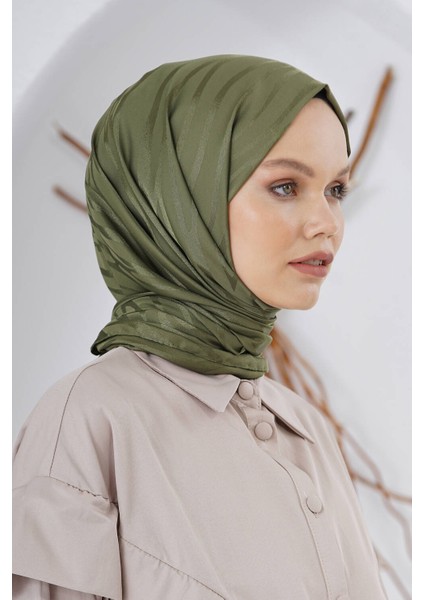 Floş Jakar Ağaç Kabuğu Desen Şal 00953