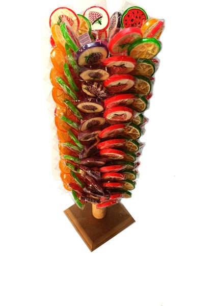 El Yapımı Meyveli Polonya Şekeri Çubuklu Lolipop 25 G x 48 Adet fiyatları