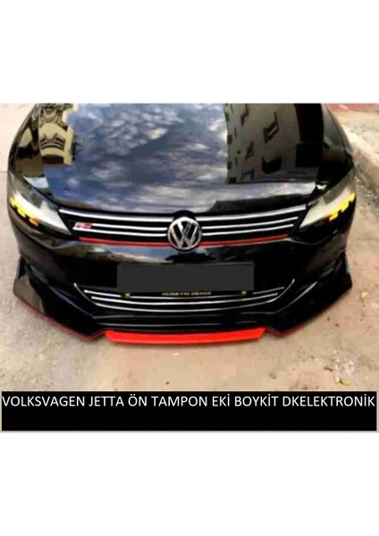 Jetta Lip 4 Parça Kırmızı / Tampon Eki