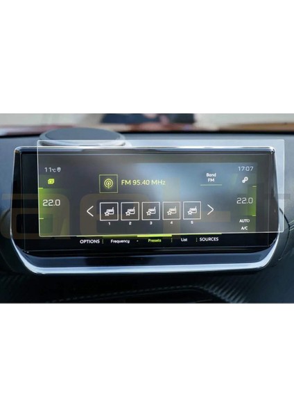 Peugeot 2008 Allure Makyajlı Kasa 10 Inç Navigasyon Uyumlu Nano Ekran Koruyucu 2023