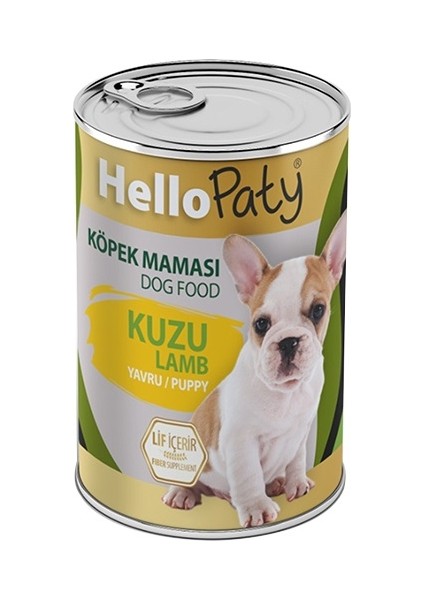 Yavru Kuzu Etlı Köpek Konserve Maması 24 Adet x 415 gr