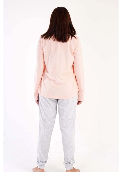 Kadın Büyük Beden Uzun Kol Pijama Takım fırsatları