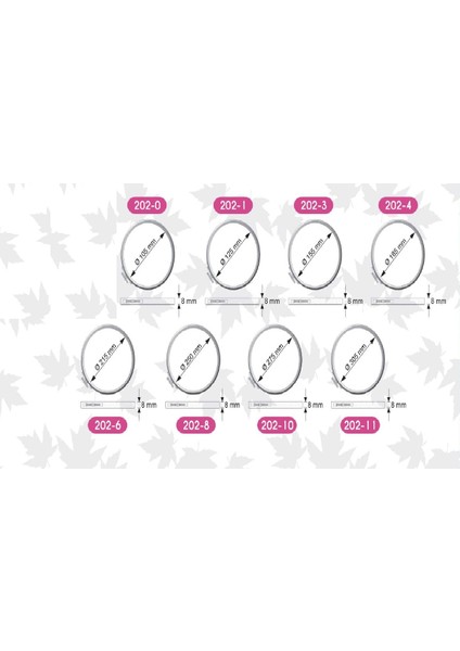 Allizol Vidalı Aşap Nakış/punch Kasnağı (18,5 Cm’lik tek kasnak), punch kasnak, nakıi kasnak, Vidalı kasnak