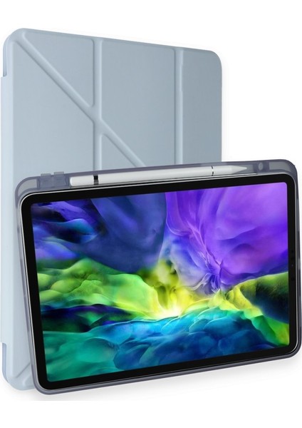 iPad 10.2 (8.nesil) Kılıf Kalemlikli Hugo Tablet Kılıfı