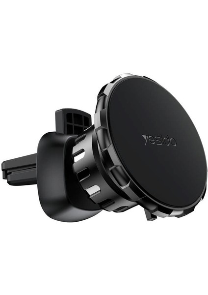 Yesido C159 2in1 Izgara Klipsli ve Yapışkanlı 360 Derece Ayarlanabilir Manyetik Magsafe Araç Tutucu - Siyah