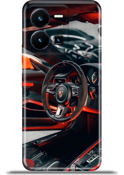 Vivo Y35 Kılıf Esnek Silikon Kamera Koruma 4K Desenli Özel Tasarım - Gtcar