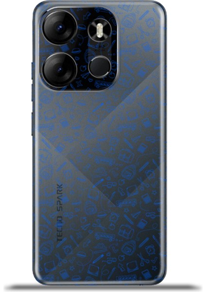 Tecno Spark Go 2023 Kılıf Esnek Silikon Kamera Koruma 4K Desenli Özel Tasarım - Haydi Okula