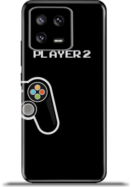 Xiaomi Mi 13 Kılıf Esnek Silikon Kamera Koruma 4K Desenli Özel Tasarım - Player2