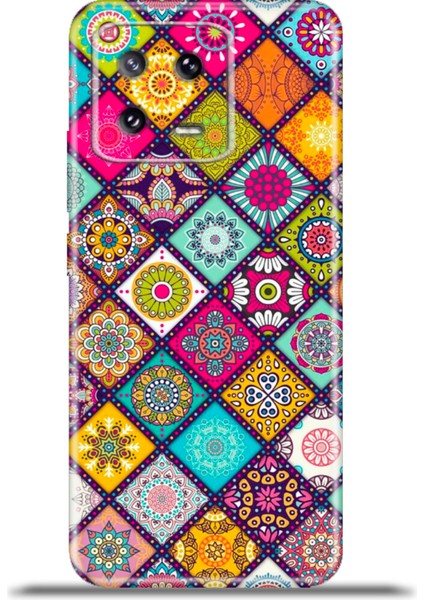 Xiaomi Mi 13 Kılıf Esnek Silikon Kamera Koruma 4K Desenli Özel Tasarım - Girift